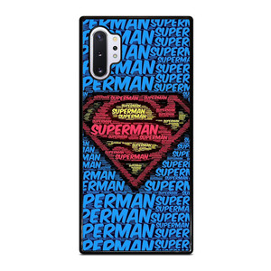 SUPERMAN TYPOGRAPHY LOGO Samsung Galaxy Note 10 Plus Case Cover