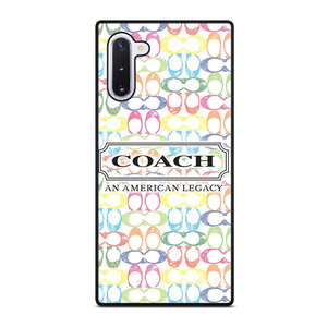 COACH NEW YORK LOGO AMERICAN LEGACY COLORFUL PATTERN Samsung Galaxy Note 10 Case Cover COACH NEW YORK LOGO AMERICAN LEGACY COLORFUL PATTERN Samsung Galaxy Note 10 Case Cover