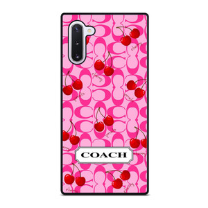 COACH NEW YORK LOGO CHERRY Samsung Galaxy Note 10 Case Cover COACH NEW YORK LOGO CHERRY Samsung Galaxy Note 10 Case Cover