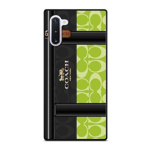 COACH NEW YORK LOGO GREEN BAG Samsung Galaxy Note 10 Case Cover COACH NEW YORK LOGO GREEN BAG Samsung Galaxy Note 10 Case Cover