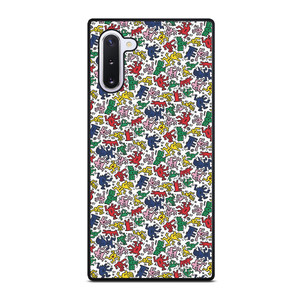 KEITH HARING ART COLORFUL FIGURES Samsung Galaxy Note 10 Case Cover KEITH HARING ART COLORFUL FIGURES Samsung Galaxy Note 10 Case Cover
