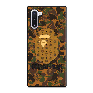 MCM MICHAEL CROMER MUNICH BATHING APE CAMO Samsung Galaxy Note 10 Case Cover MCM MICHAEL CROMER MUNICH BATHING APE CAMO Samsung Galaxy Note 10 Case Cover