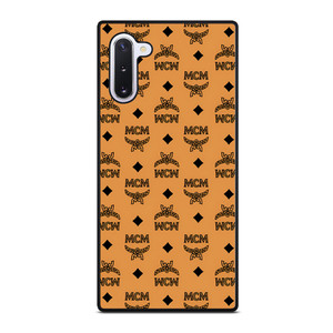 MCM MICHAEL CROMER MUNICH LOGO BROWN Samsung Galaxy Note 10 Case Cover