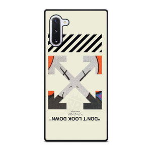 OFF WHITE KAWS LOGO DONT LOOK DOWN Samsung Galaxy Note 10 Case Cover OFF WHITE KAWS LOGO DONT LOOK DOWN Samsung Galaxy Note 10 Case Cover