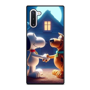 SNOOPY THE PEANUTS AND SCOOBY DOO Samsung Galaxy Note 10 Case Cover