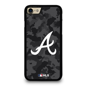 ATLANTA BRAVES BASEBALL BLACK CAMO iPhone 7 / 8 Case Cover ATLANTA BRAVES BASEBALL BLACK CAMO iPhone 7 / 8 Case Cover