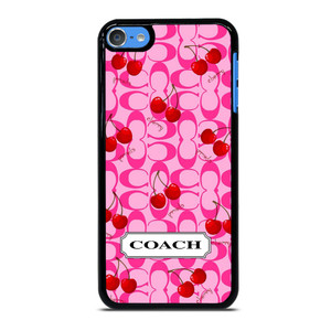COACH NEW YORK LOGO CHERRY iPod Touch 7 Case Cover