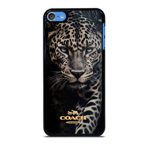 COACH NEW YORK LOGO LEOPARD iPod Touch 7 Case Cover
