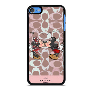 COACH NEW YORK LOGO MICKEY MINNIE MOUSE DISNEY KISS iPod Touch 7 Case Cover COACH NEW YORK LOGO MICKEY MINNIE MOUSE DISNEY KISS iPod Touch 7 Case Cover