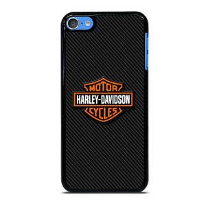 HARLEY DAVIDSON MOTORCYCLES LOGO CARBON iPod Touch 7 Case Cover
