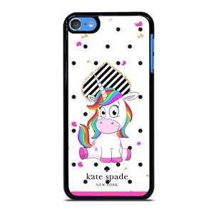 KATE SPADE NEW YORK LOGO CUTE UNICORN iPod Touch 7 Case Cover