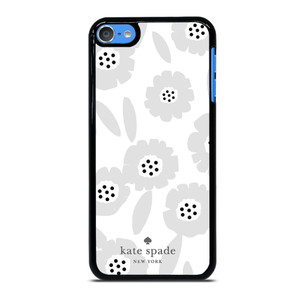KATE SPADE NEW YORK LOGO WHITE FLOWER iPod Touch 7 Case Cover