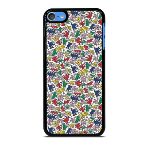 KEITH HARING ART COLORFUL FIGURES iPod Touch 7 Case Cover