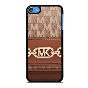MK MICHAEL KORS LOGO BROWN BAG iPod Touch 7 Case Cover