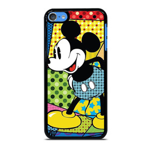 ROMERO BRITTO MICKEY MOUSE ART iPod Touch 7 Case Cover