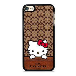 COACH NEW YORK LOGO HELLO KITTY BROWN. iPod Touch 7 Case Cover COACH NEW YORK LOGO HELLO KITTY BROWN. iPod Touch 7 Case Cover