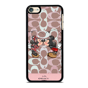 COACH NEW YORK LOGO MICKEY MINNIE MOUSE DISNEY KISS. iPod Touch 7 Case Cover
