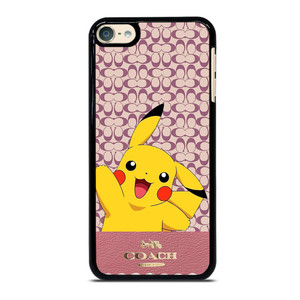 COACH NEW YORK LOGO PINK X PIKACHU POKEMON. iPod Touch 7 Case Cover COACH NEW YORK LOGO PINK X PIKACHU POKEMON. iPod Touch 7 Case Cover