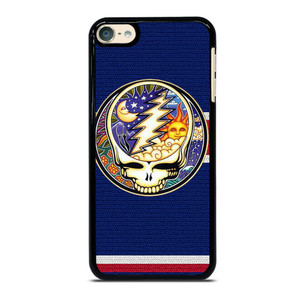 GRATEFUL DEAD BAND SKULL LOGO MOON AND SUN. iPod Touch 7 Case Cover