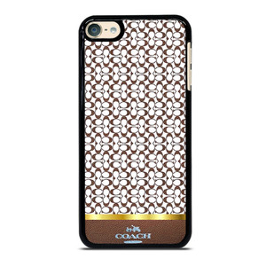 COACH NEW YORK ICON BROWN EMBLEM iPod Touch 6 Case Cover
