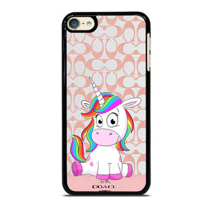 COACH NEW YORK LOGO CUTE UNICORN iPod Touch 6 Case Cover