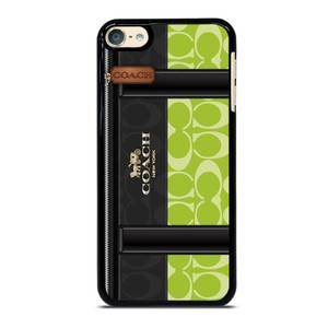 COACH NEW YORK LOGO GREEN BAG iPod Touch 6 Case Cover