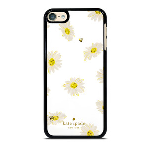 KATE SPADE NEW YORK LOGO SUN FLOWERS ICON iPod Touch 6 Case Cover