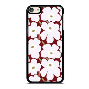 MARIMEKO HERITAGE WHITE RED FLOWER iPod Touch 6 Case Cover