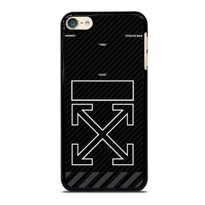 OFF WHITE LOGO TIME DATE CARBON iPod Touch 6 Case Cover