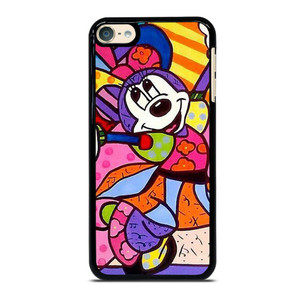 ROMERO BRITTO MINNIE MOUSE ART iPod Touch 6 Case Cover