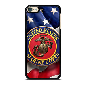 UNITED STATES US MARINE CORPS LOGO FLAG iPod Touch 6 Case Cover