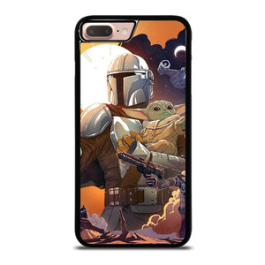 BABY YODA AND MANDALORIAN STAR WARS iPhone 7 / 8 Plus Case Cover BABY YODA AND MANDALORIAN STAR WARS iPhone 7 / 8 Plus Case Cover