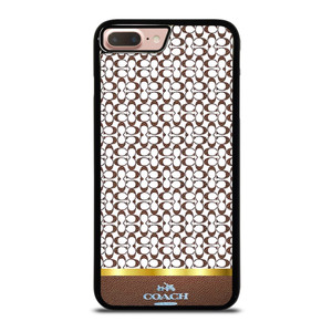 COACH NEW YORK ICON BROWN EMBLEM iPhone 7 / 8 Plus Case Cover