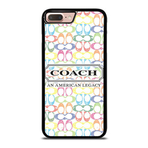 COACH NEW YORK LOGO AMERICAN LEGACY COLORFUL PATTERN iPhone 7 / 8 Plus Case Cover