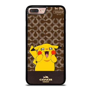 COACH NEW YORK LOGO BRWON EMBLEM X PIKACHU POKEMON iPhone 7 / 8 Plus Case Cover COACH NEW YORK LOGO BRWON EMBLEM X PIKACHU POKEMON iPhone 7 / 8 Plus Case Cover
