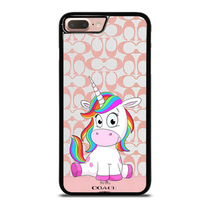 COACH NEW YORK LOGO CUTE UNICORN iPhone 7 / 8 Plus Case Cover