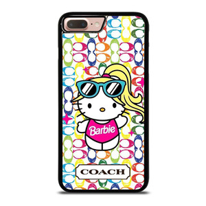 COACH NEW YORK LOGO HELLO KITTIE BARBIE iPhone 7 / 8 Plus Case Cover