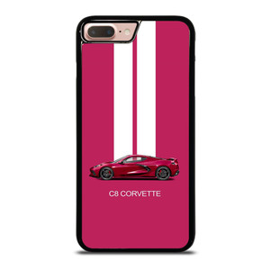 CORVETTE CAR C8 PINK iPhone 7 / 8 Plus Case Cover