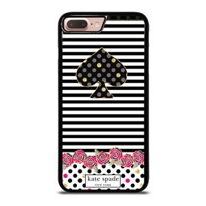 KATE SPADE NEW YORK LOGO STRIPES POLKADOTS iPhone 7 / 8 Plus Case Cover