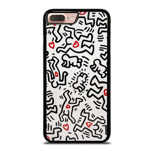 KEITH HARING ART HEART FIGURES iPhone 7 / 8 Plus Case Cover