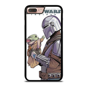 MANDALORIAN AND BABY YODA STAR WARS INSIDER iPhone 7 / 8 Plus Case Cover