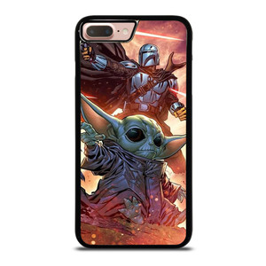 MANDALORIAN AND BABY YODA STAR WARS iPhone 7 / 8 Plus Case Cover MANDALORIAN AND BABY YODA STAR WARS iPhone 7 / 8 Plus Case Cover