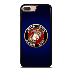 UNITED STATES US MARINE CORPS LOGO BLUE iPhone 7 / 8 Plus Case Cover