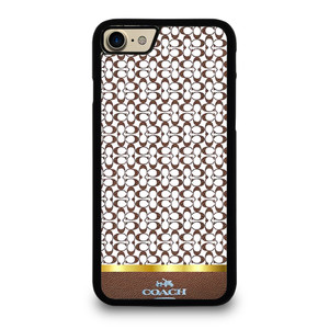 COACH NEW YORK ICON BROWN EMBLEM iPhone 7 / 8 Case Cover