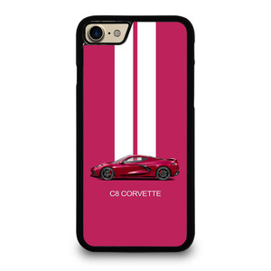 CORVETTE CAR C8 PINK iPhone 7 / 8 Case Cover