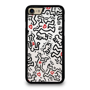 KEITH HARING ART HEART FIGURES iPhone 7 / 8 Case Cover
