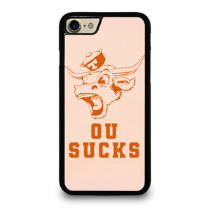 TEXAS LONGHORN ICON OU SUCKS LOGO FOOTBALL UNIVERSITY iPhone 7 / 8 Case Cover