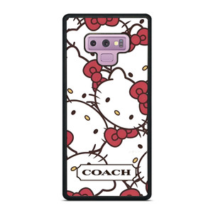 COACH NEW YORK HELLO KITTY FACE COLLAGE Samsung Galaxy Note 9 Case Cover