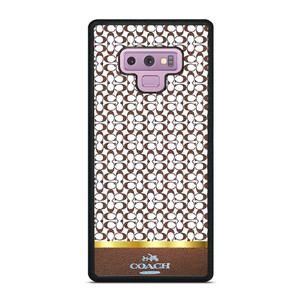 COACH NEW YORK ICON BROWN EMBLEM Samsung Galaxy Note 9 Case Cover