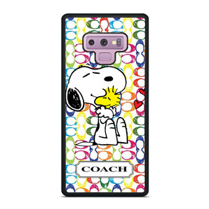 COACH NEW YORK LOGO SNOOPY THE PEANUTS Samsung Galaxy Note 9 Case Cover COACH NEW YORK LOGO SNOOPY THE PEANUTS Samsung Galaxy Note 9 Case Cover